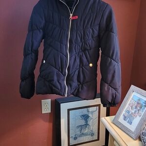Black Quilted Puffer Jacket